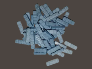 Blue Xanax Bars