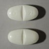 Closeup Image of Gabpentin 600 mg tablet